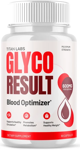 Glyco Result Blood Optimizer blood sugar support capsules by Titan Labs